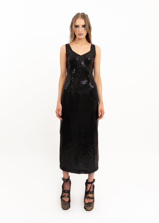 Anna’s by Dennis & Anna Vintage sequinned evening dress Bizarre Bazaar