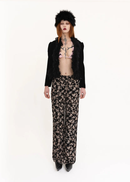 Sonia Rykiel Wide leg floral pants