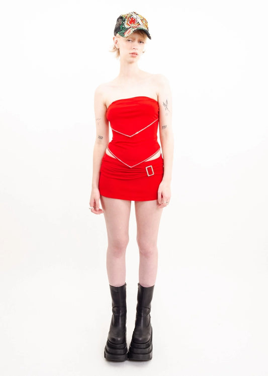 Tom Claire Y2K bedazzled co-ordinating set