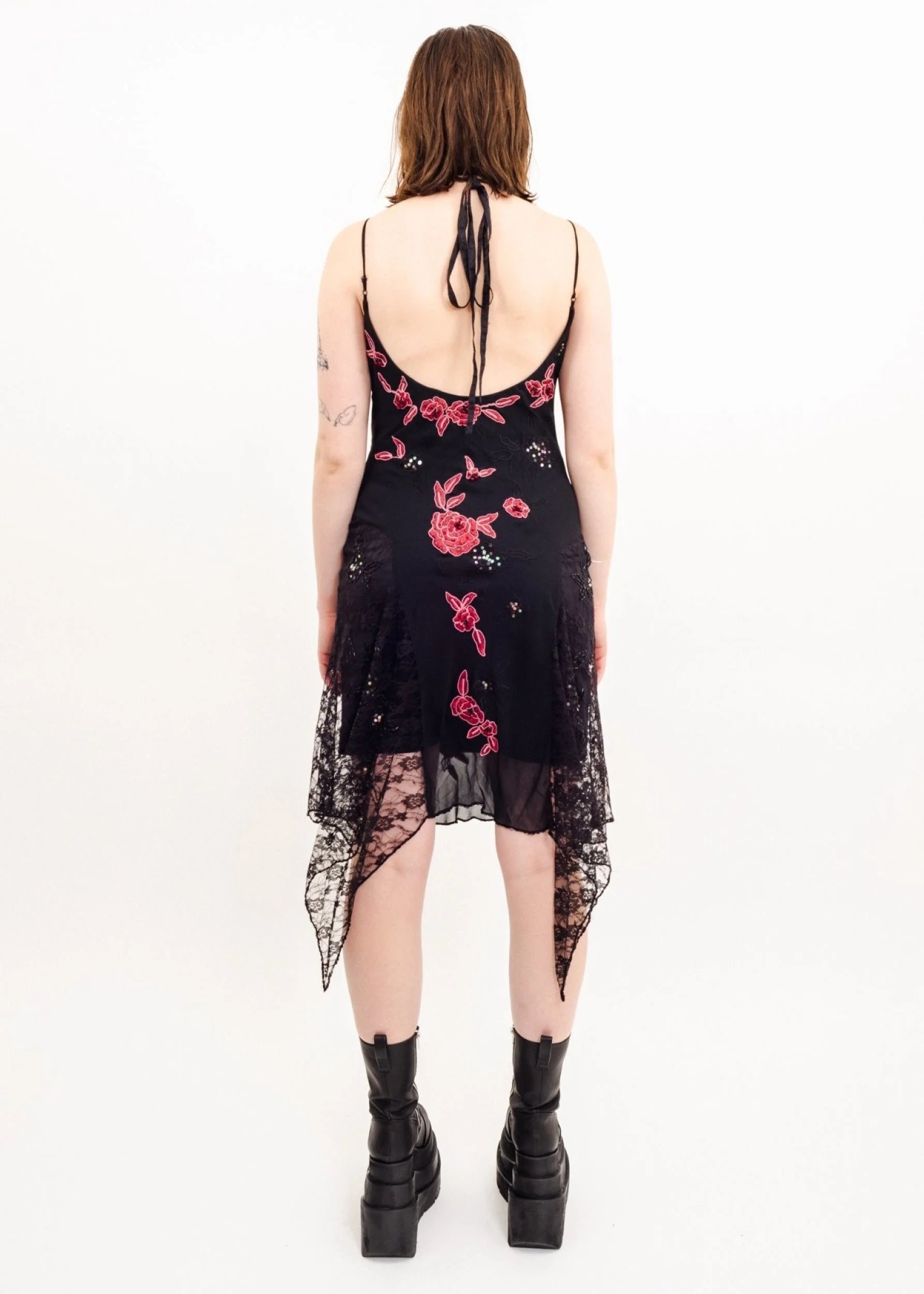 Sue Wong Nocturne Beaded silk/ lace faerie dress