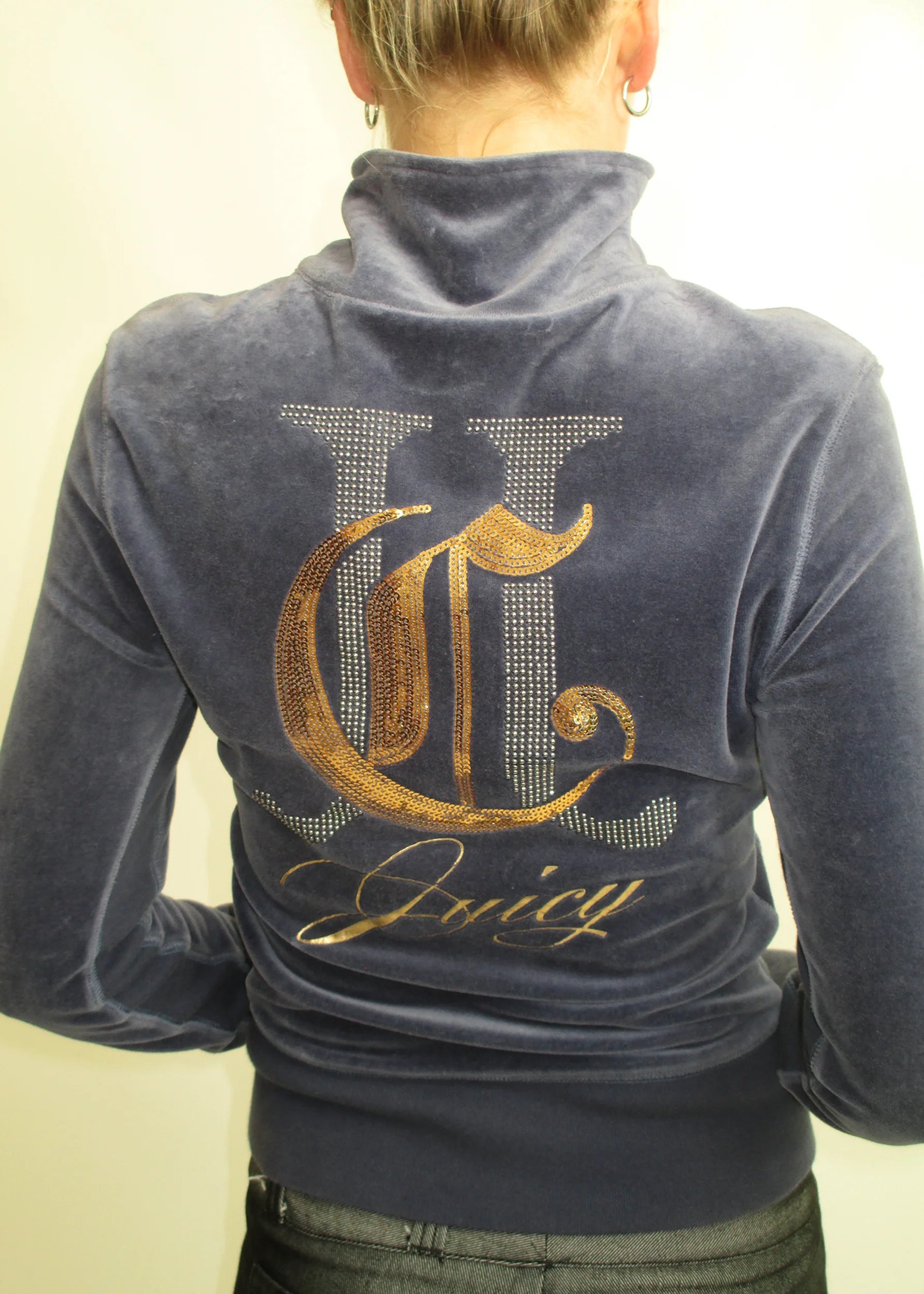 Juicy Couture Zip front velour tracksuit jacket